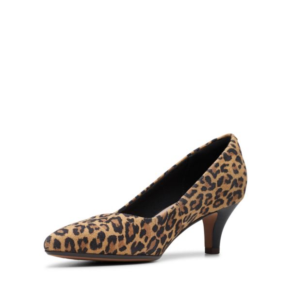 Clarks Womens Linvale Jerica Heels Leopard | CA-3925408
